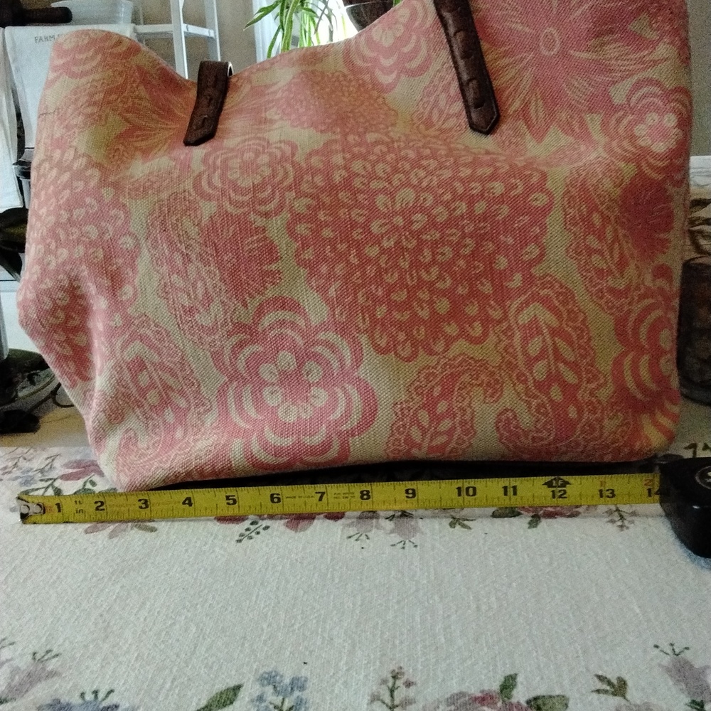BUENO pink canvas bag
